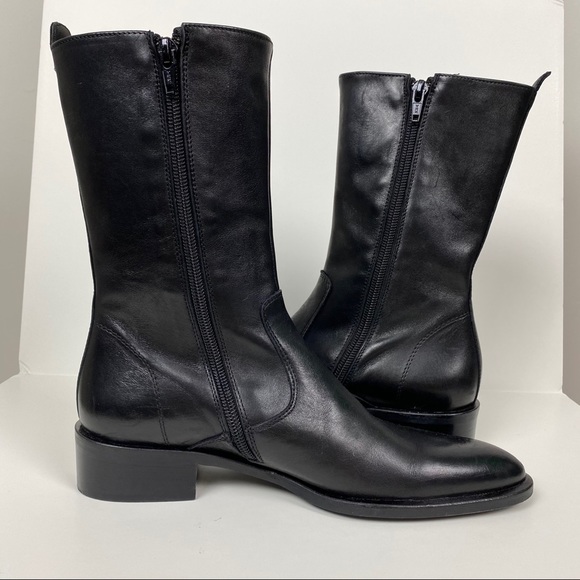 Kenneth Cole Mid Calf Leather Boots size 5.5 - Picture 5 of 7